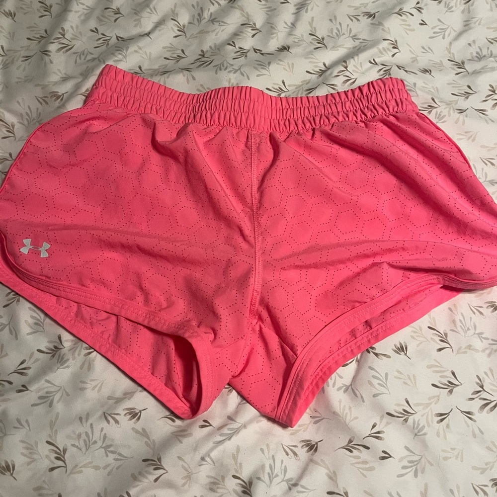 Under Armour pink sportswear shorts